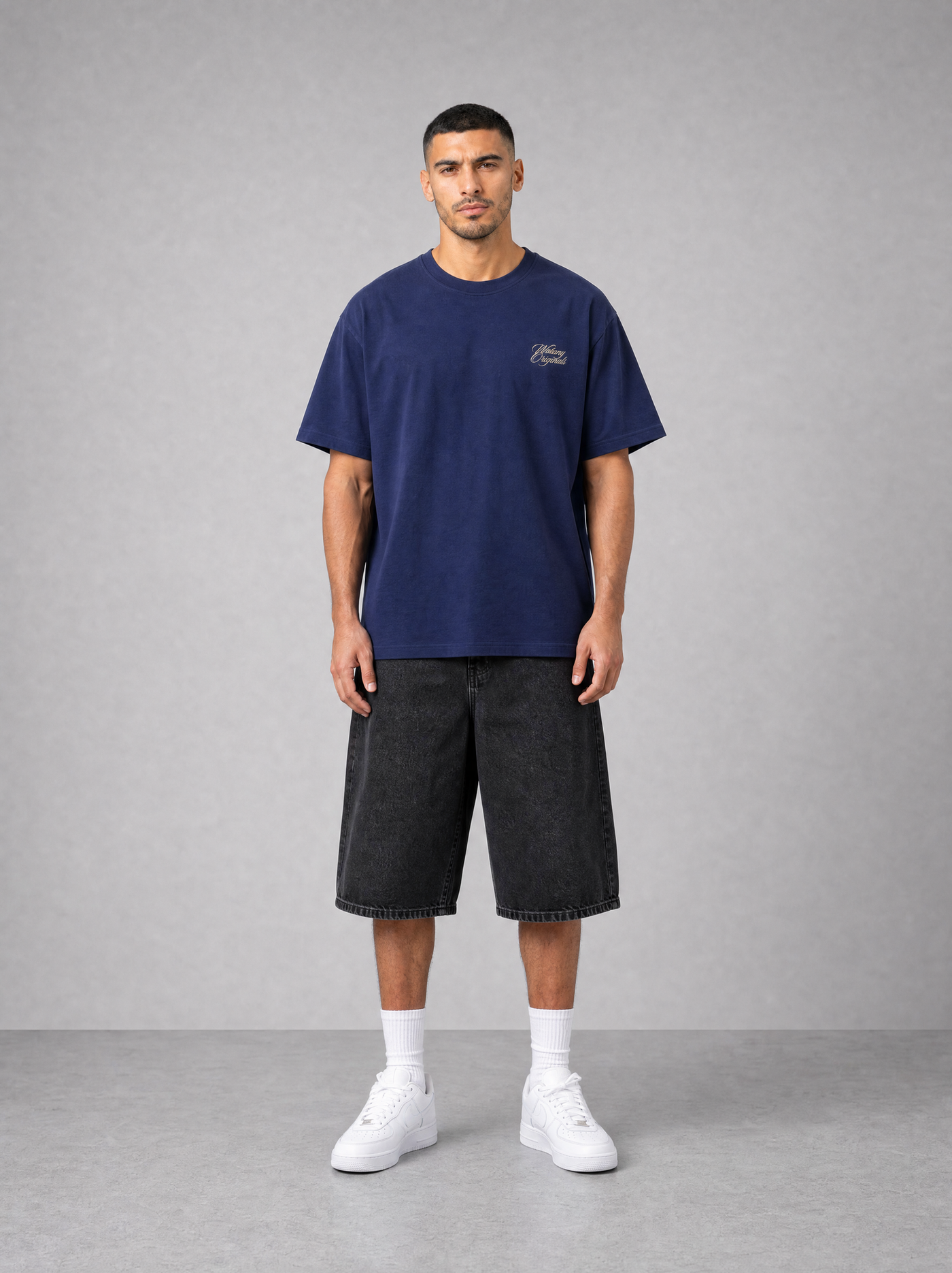 HAMAM TEE Navy front