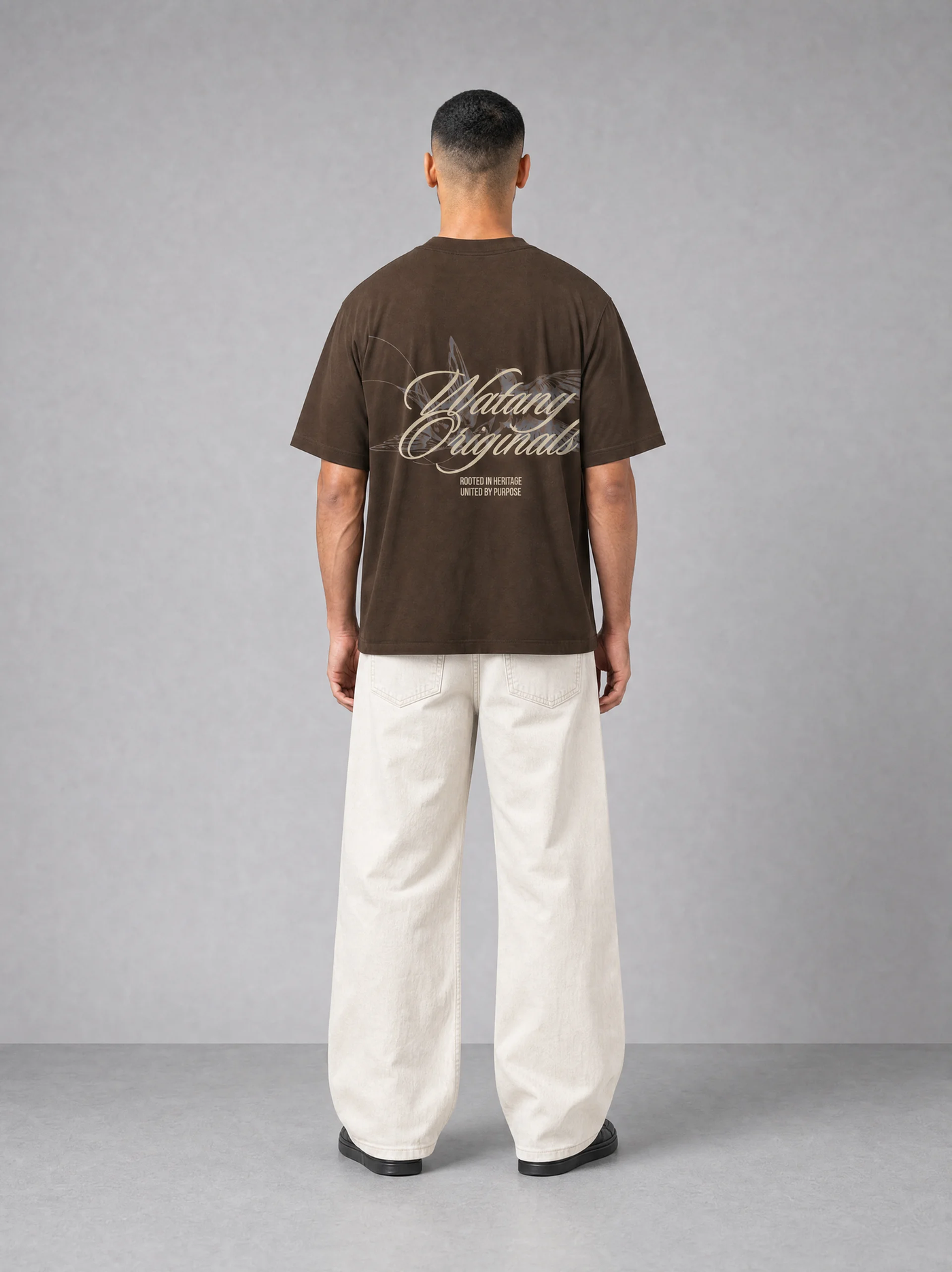 HAMAM TEE Brown back