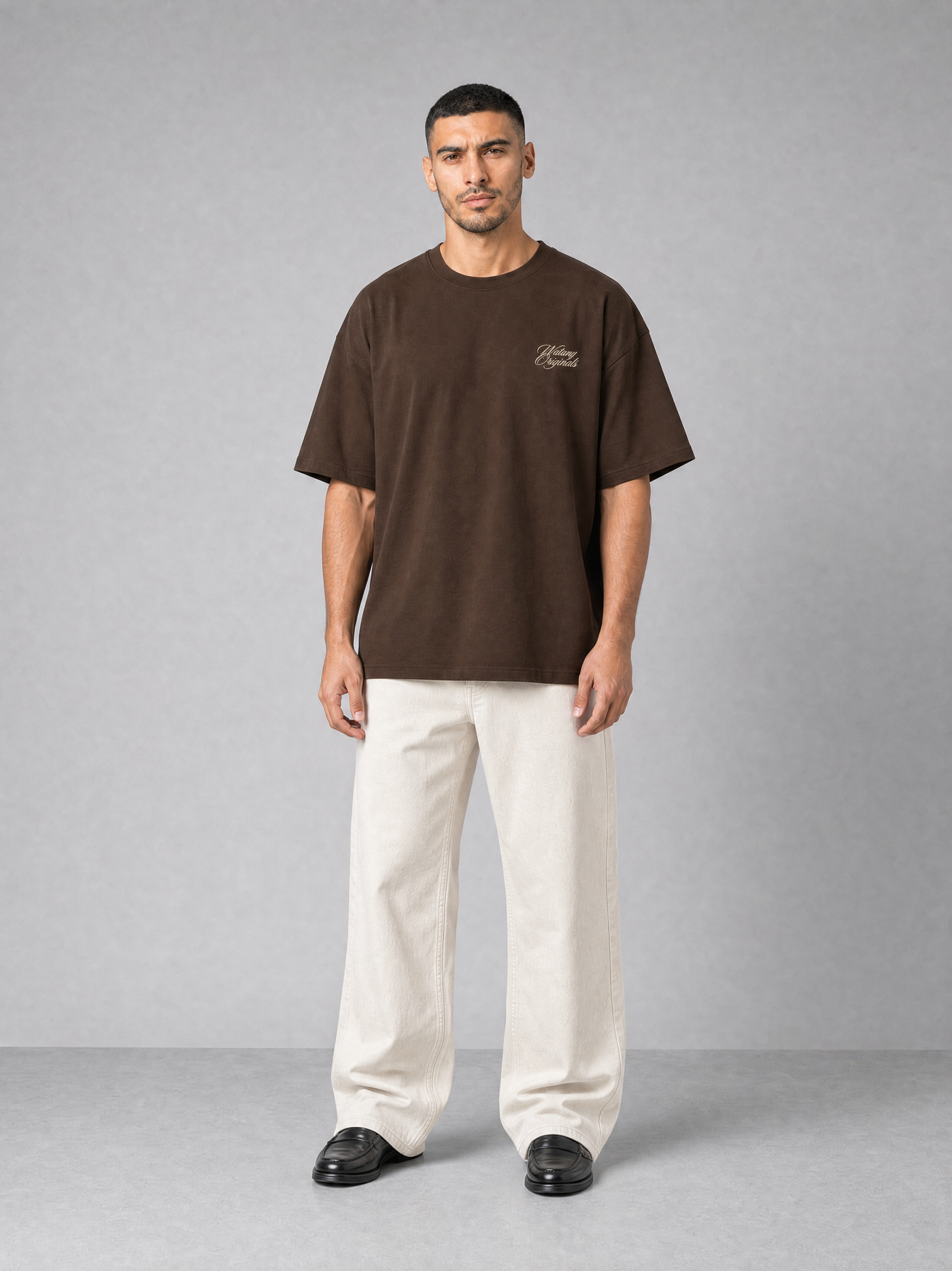 HAMAM TEE Brown front