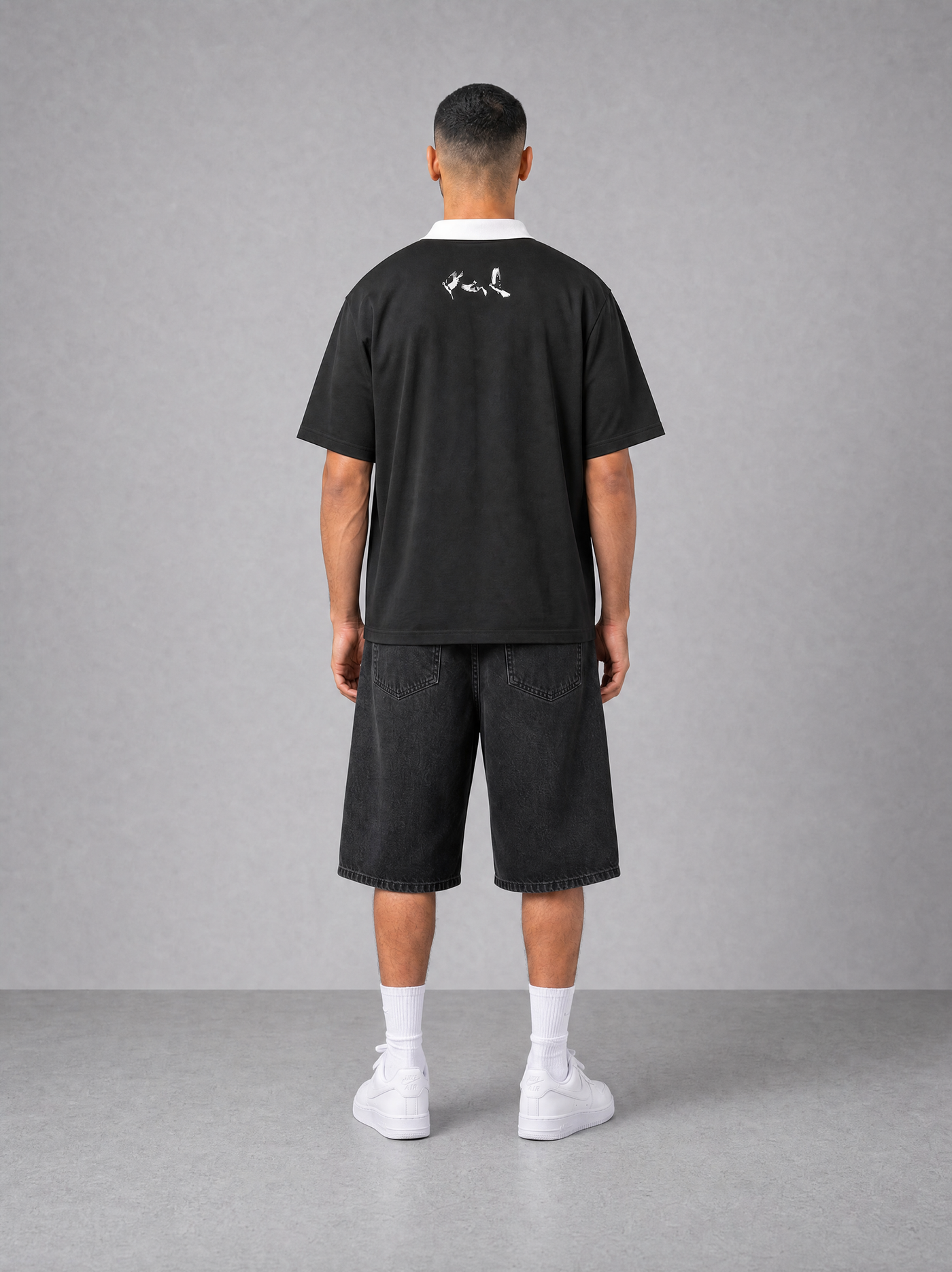 UNIFIED POLO Black back