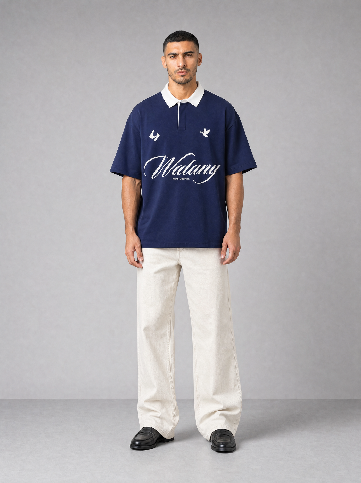 UNIFIED POLO Navy front