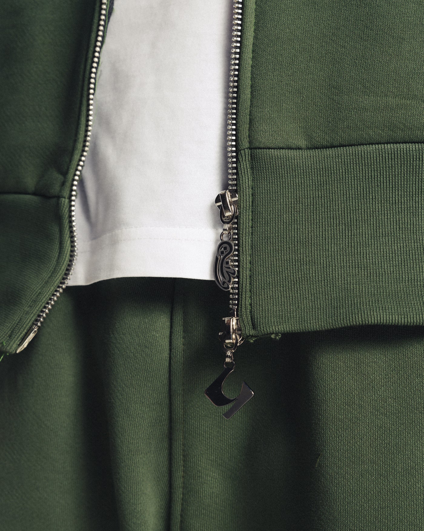 48 Double Zip Jacket — Green