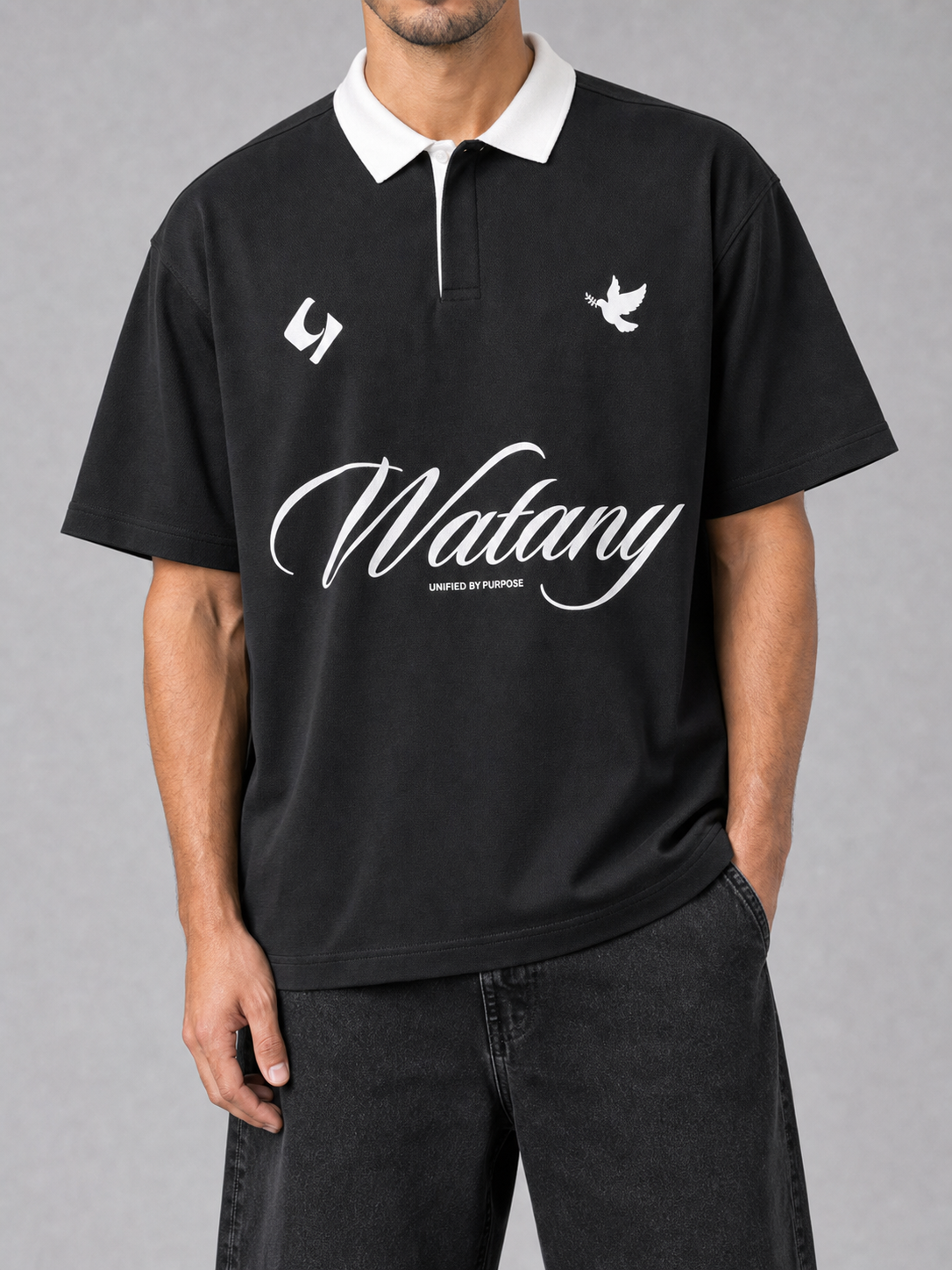 UNIFIED POLO Black detail