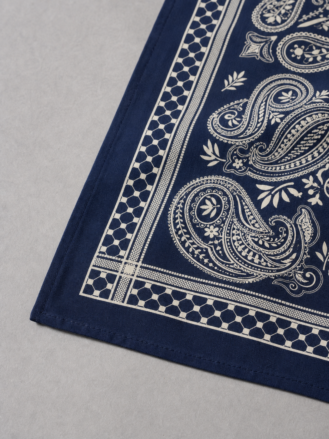 Blue Bandana paisley