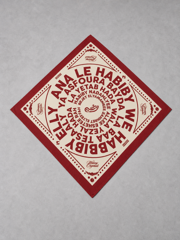 Red Bandana flat