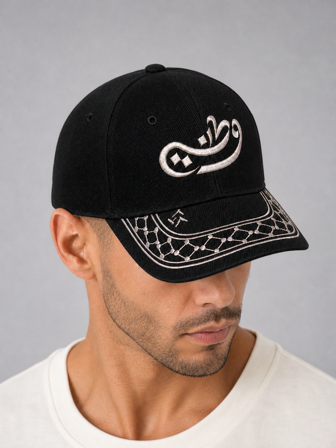 Black Cap Watany worn