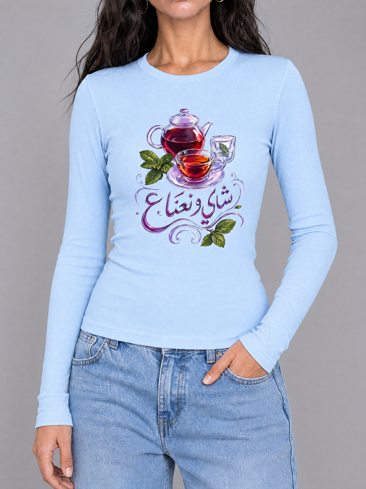 SHAY NA3NA3 BABY TEE back close-up